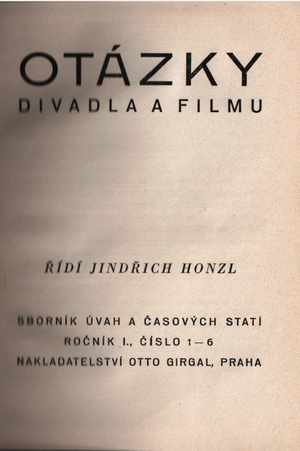 Otázky divadla a filmu