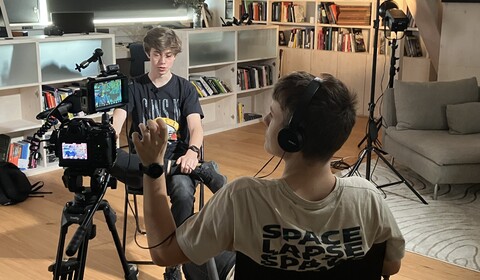 Praktická výuka v centru dokumentárního filmu v Jihlavě