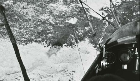 Bitevní pole pohledem ze vzducholodi