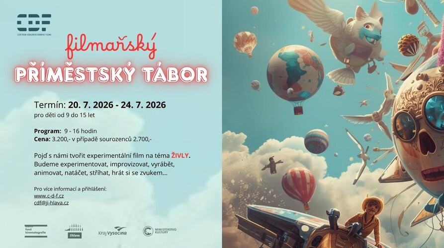 Filmařský příměstský tábor - přihlašování