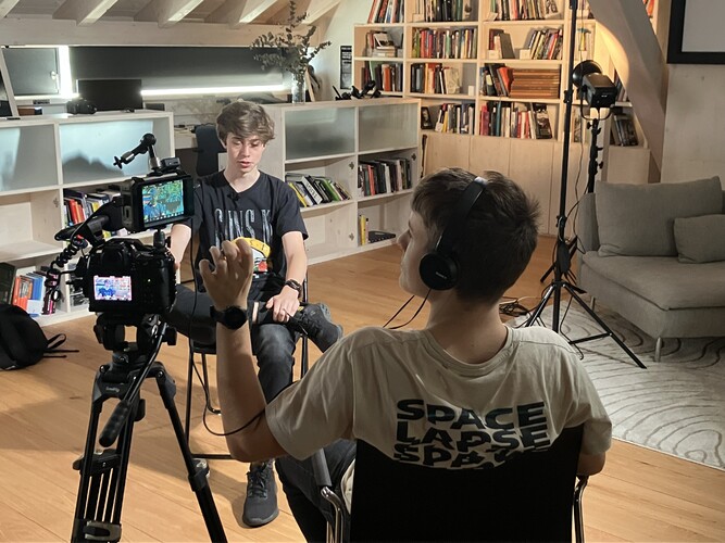 Praktická výuka v centru dokumentárního filmu v Jihlavě