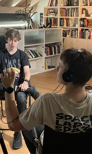 Praktická výuka v centru dokumentárního filmu v Jihlavě
